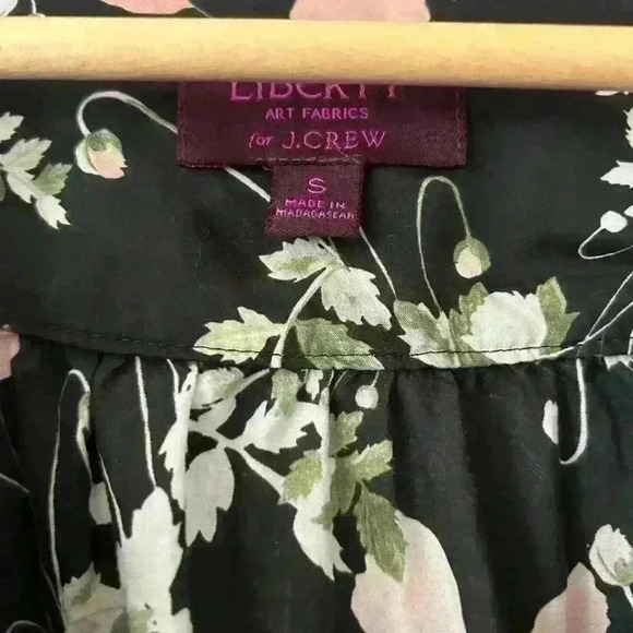 J.Crew Peasant Top in Liberty of London Poppy Dream Size S - Picture 7 of 8